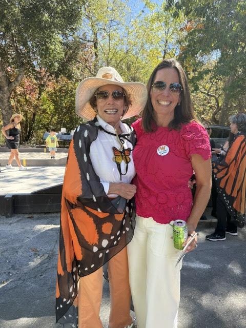 Alexis Mapel at a community campaign event in Moraga